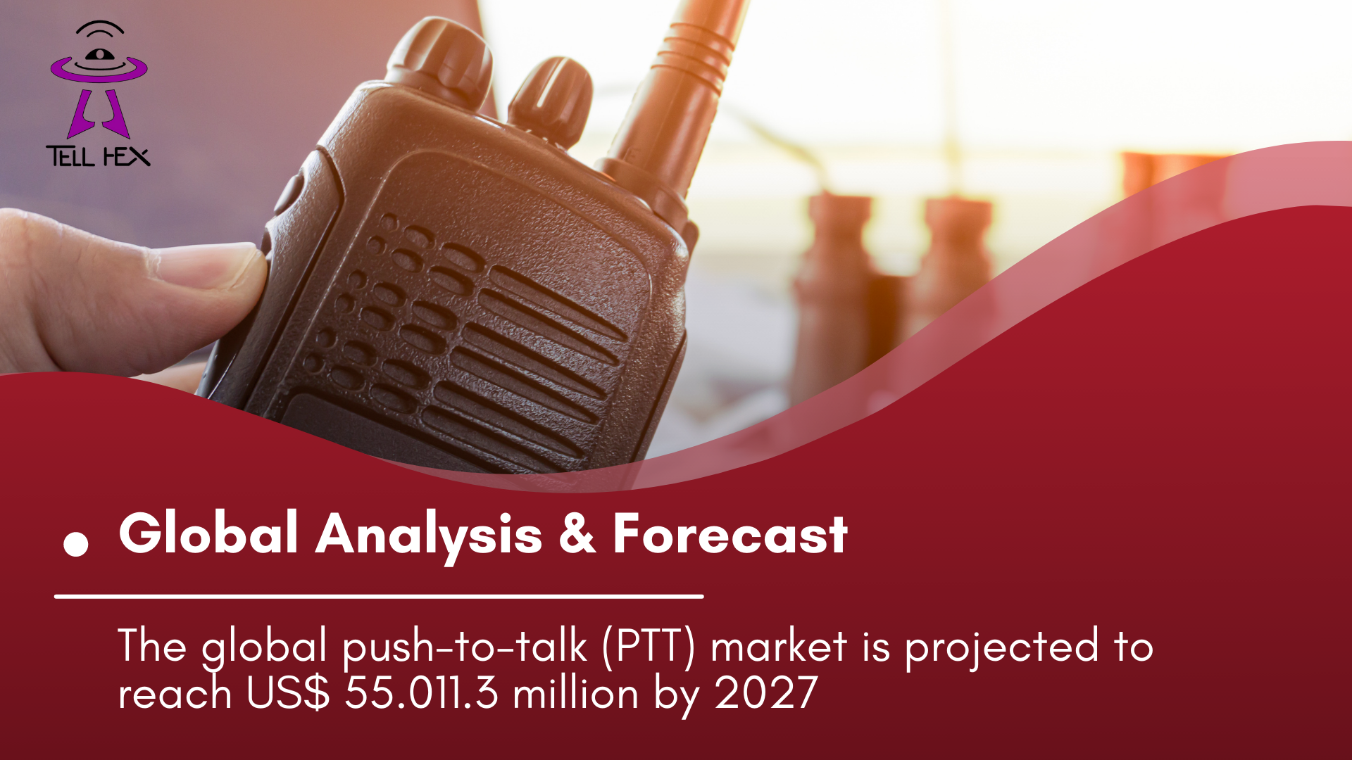 The global push-to-talk (PTT) market is projected to reach US$ 55.011.3 million by 2027